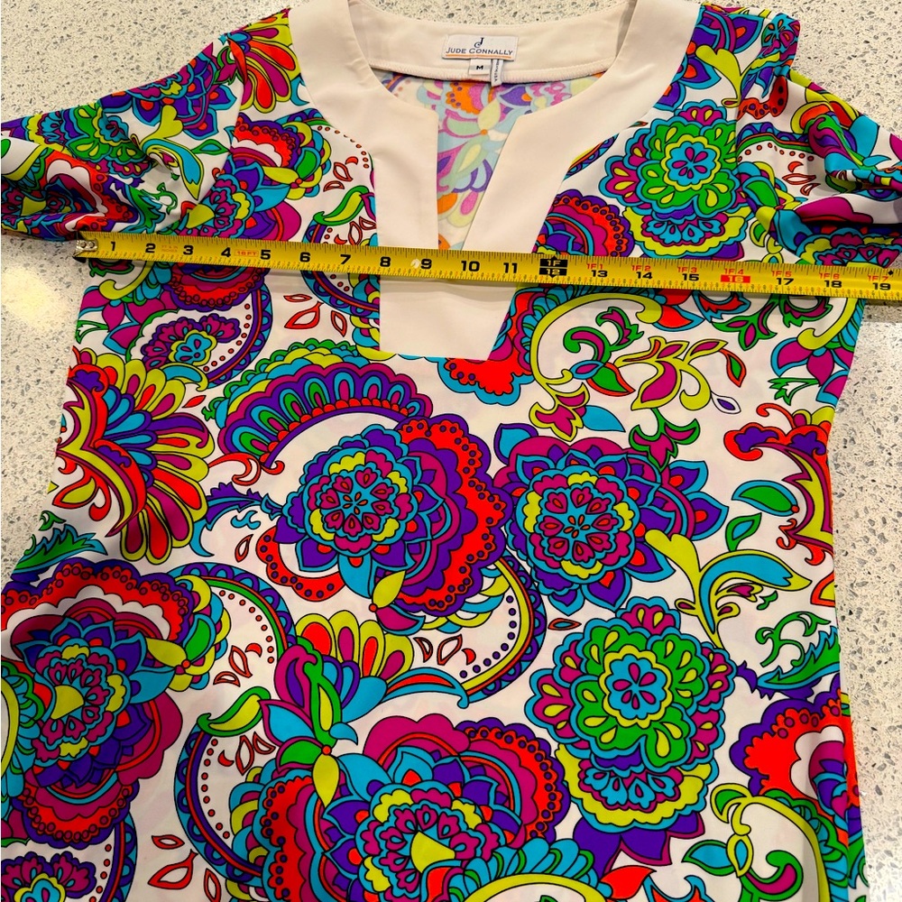 Jude Connally Multicolor Paisley style dress